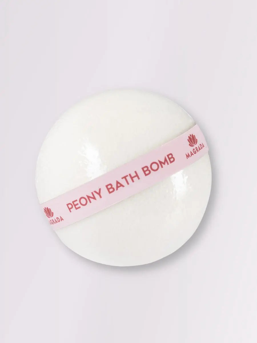 Luxurious Peony Bath Bomb With Vitamin E - Set of 4 Bombs