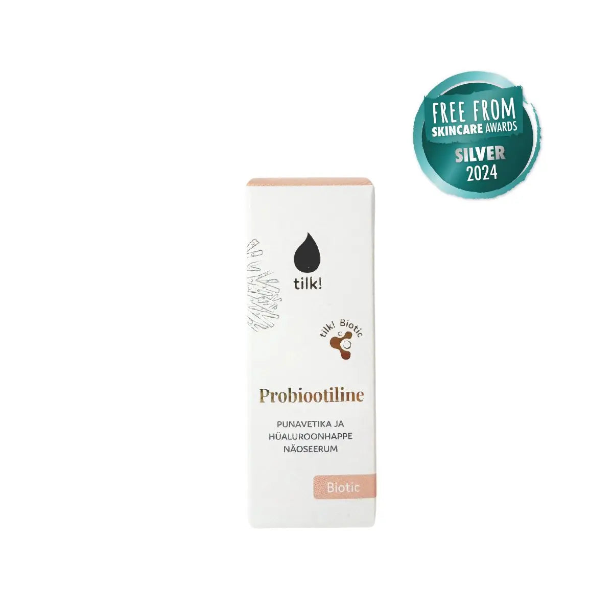 Plump Me Probiotic Moisturising Face Serum with Hyaluronic Acid and Red Algae, 15ml